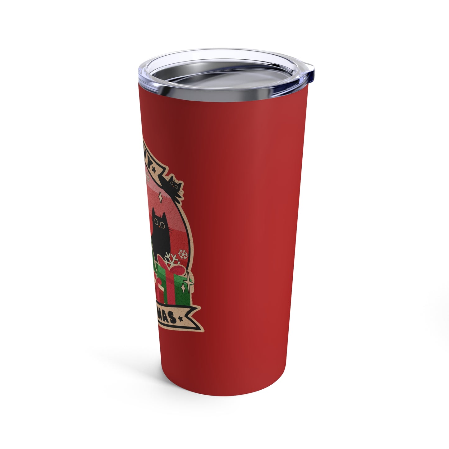 Meowy Christmas Stainless Tumbler 20oz