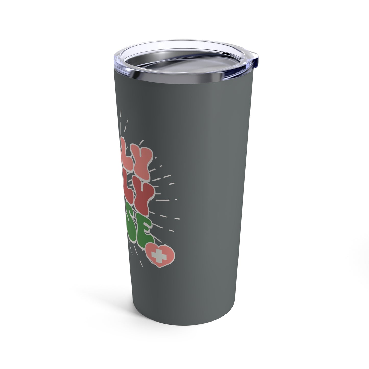 Holly Jolly Nurse Stainless Steel 20 oz. Tumbler
