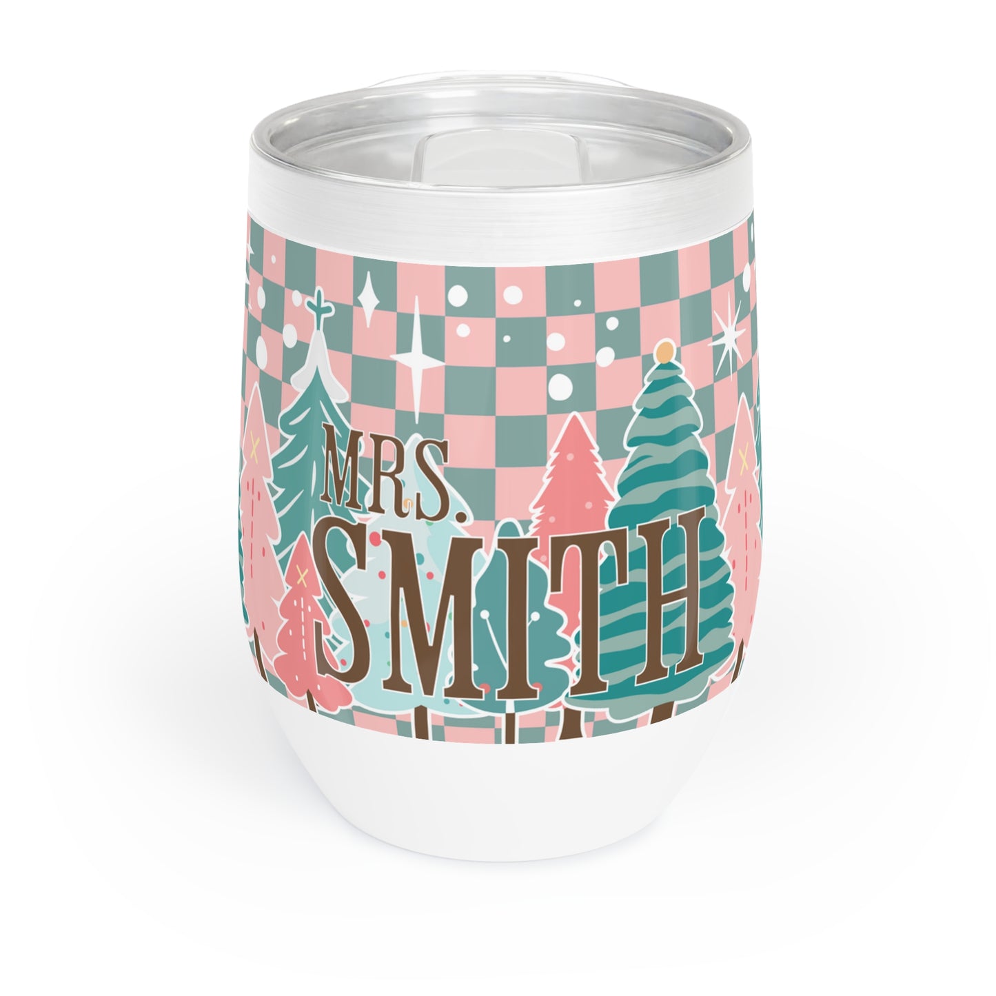 Custom Retro Holiday Tumbler