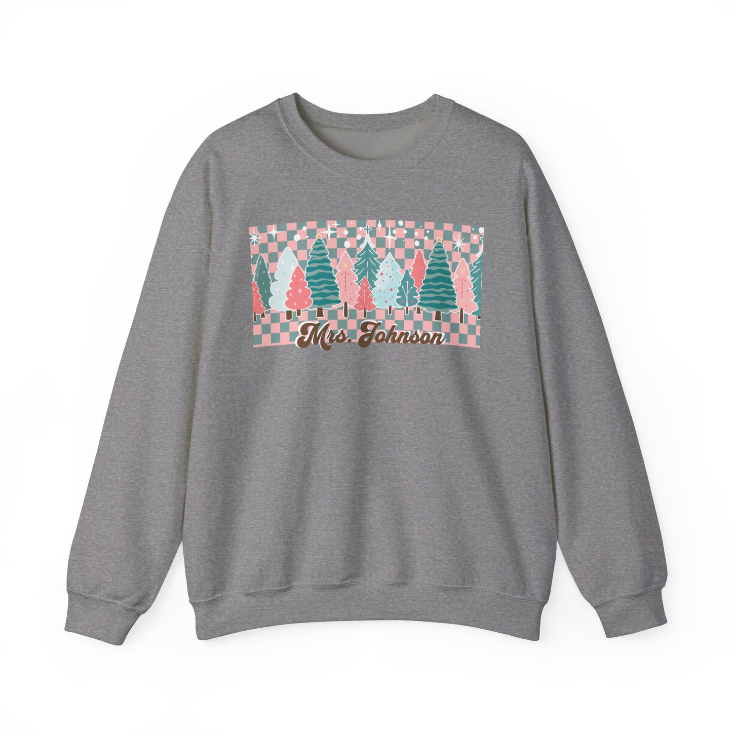 Custom Retro Christmas Tree Sweatshirt