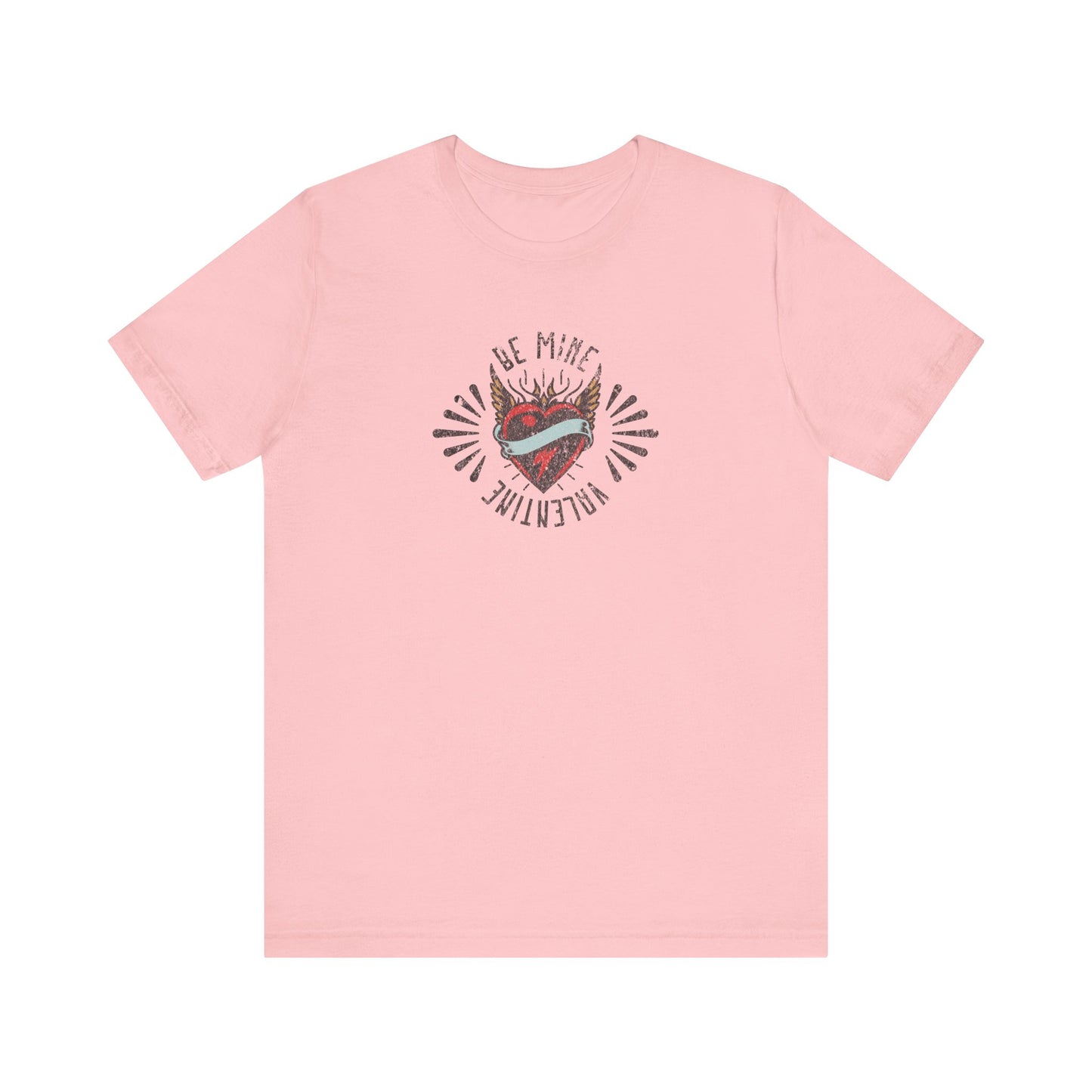 Be Mine Valentine Tattoo Style Unisex Tshirt