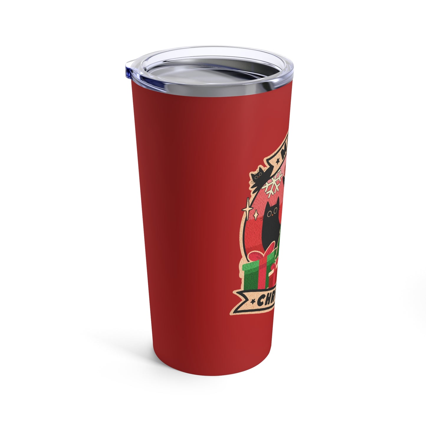 Meowy Christmas Stainless Tumbler 20oz