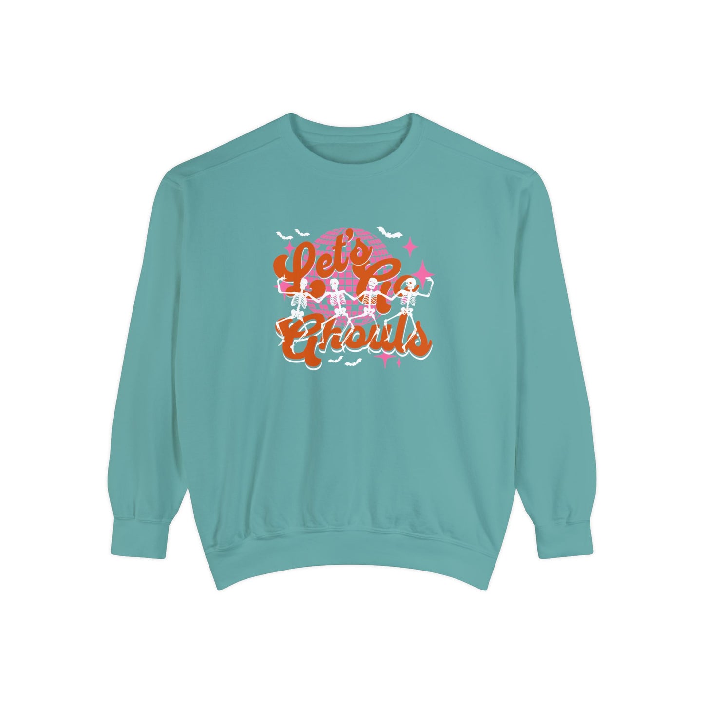 Let's Go Ghouls Halloween Comfort Colors Sweatshirt