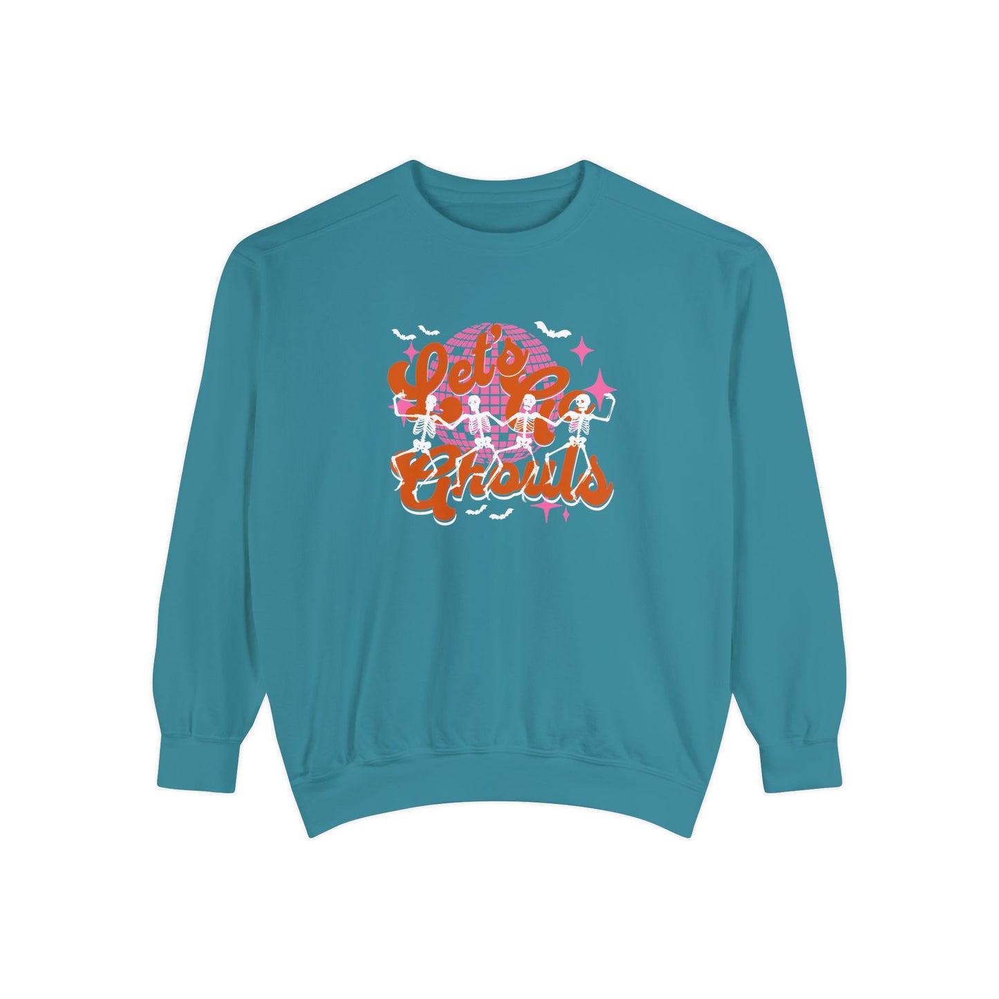 Let's Go Ghouls Halloween Comfort Colors Sweatshirt