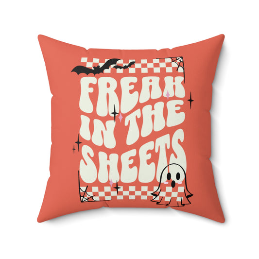 Freak in the Sheets Halloween Pillow