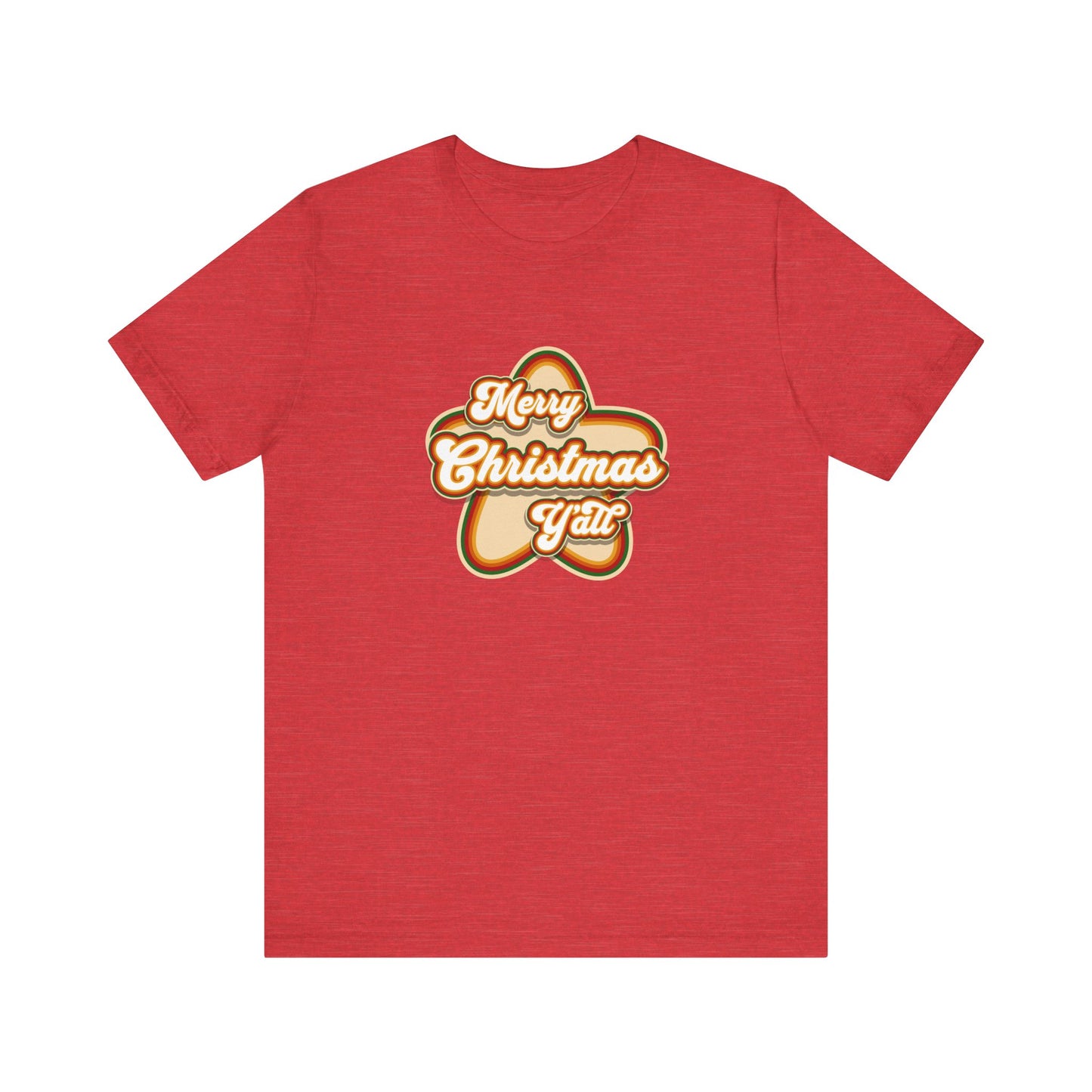 Merry Christmas Yall Retro Unisex Tee