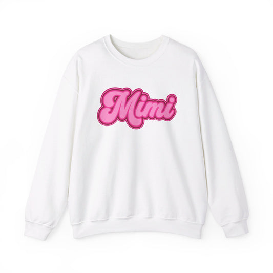 Custom Pink Retro Name Sweatshirt