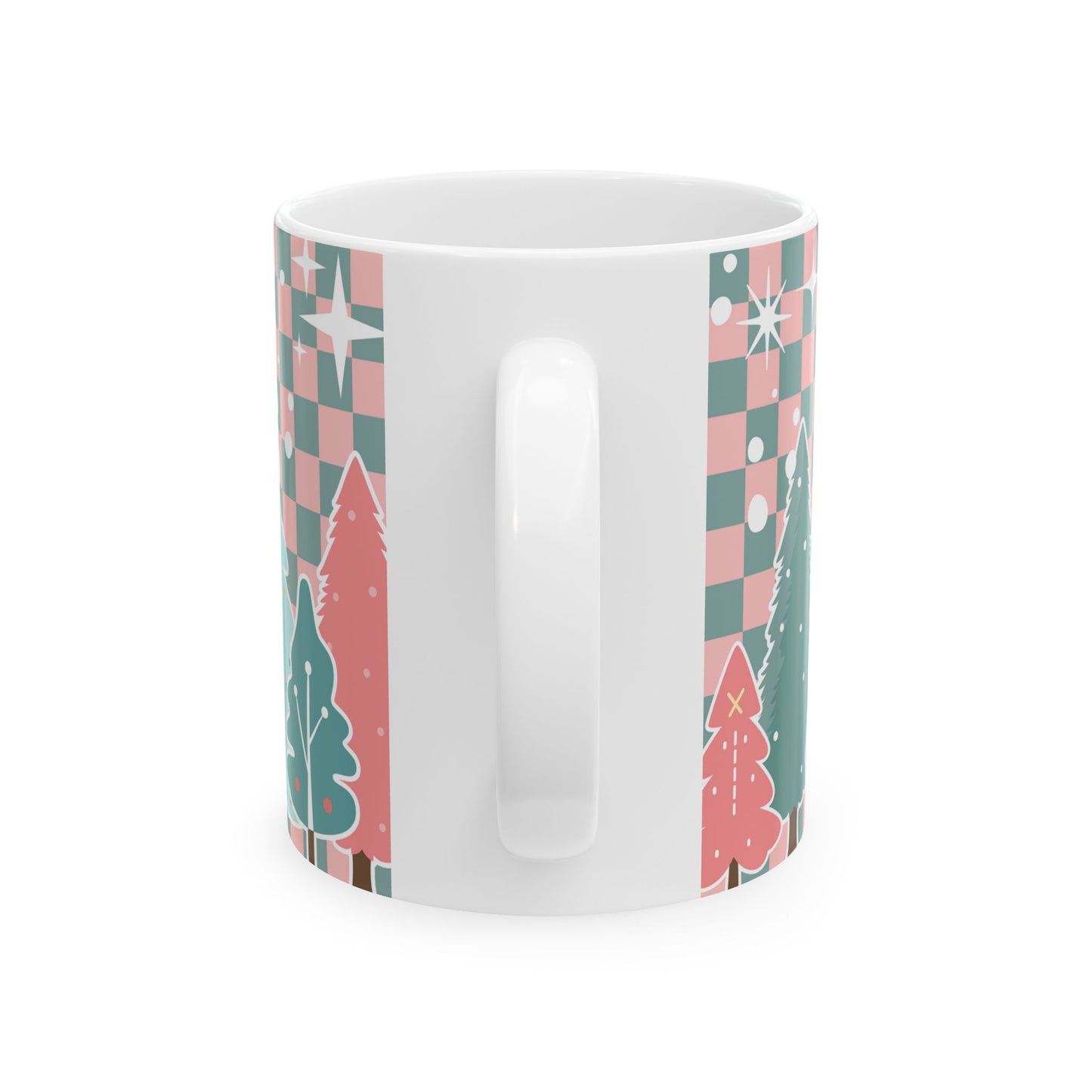 Retro Christmas Tree Mug