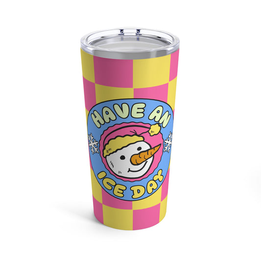 Retro Snowman Tumbler, Have an Ice Day