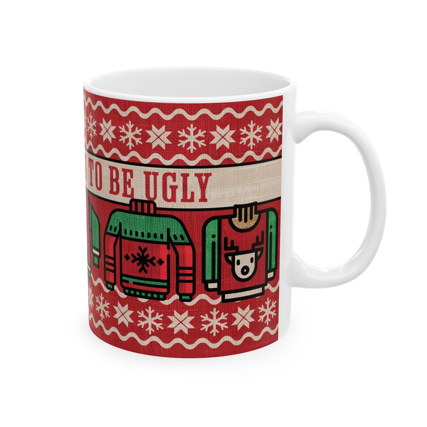 Ugly Christmas Sweater Mug