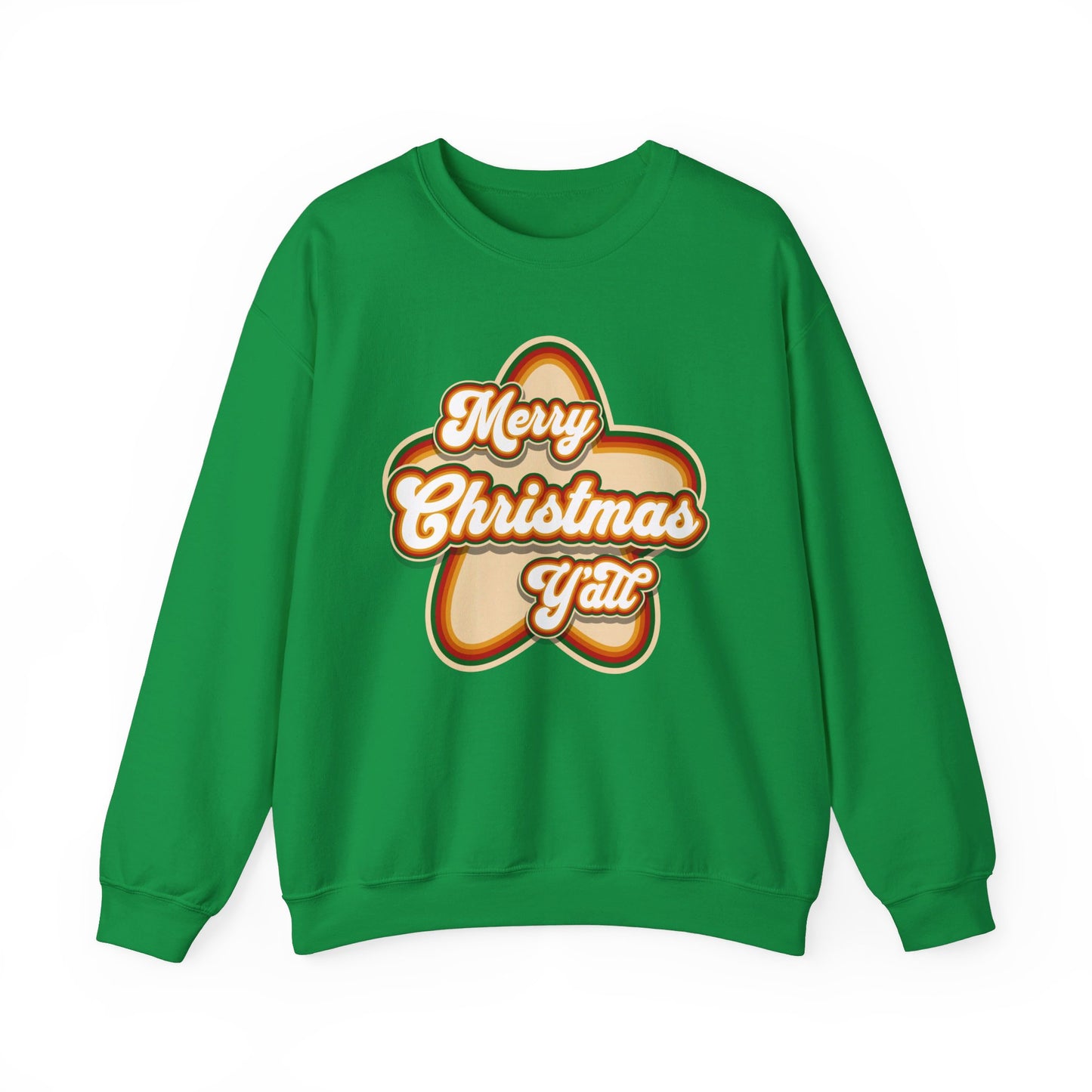 Merry Christmas Yall Retro Sweatshirt