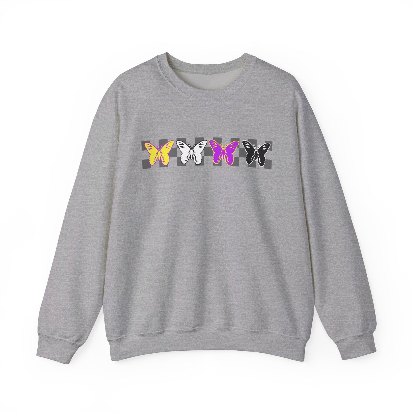 Non-Binary Unisex Butterfly Sweatshirt