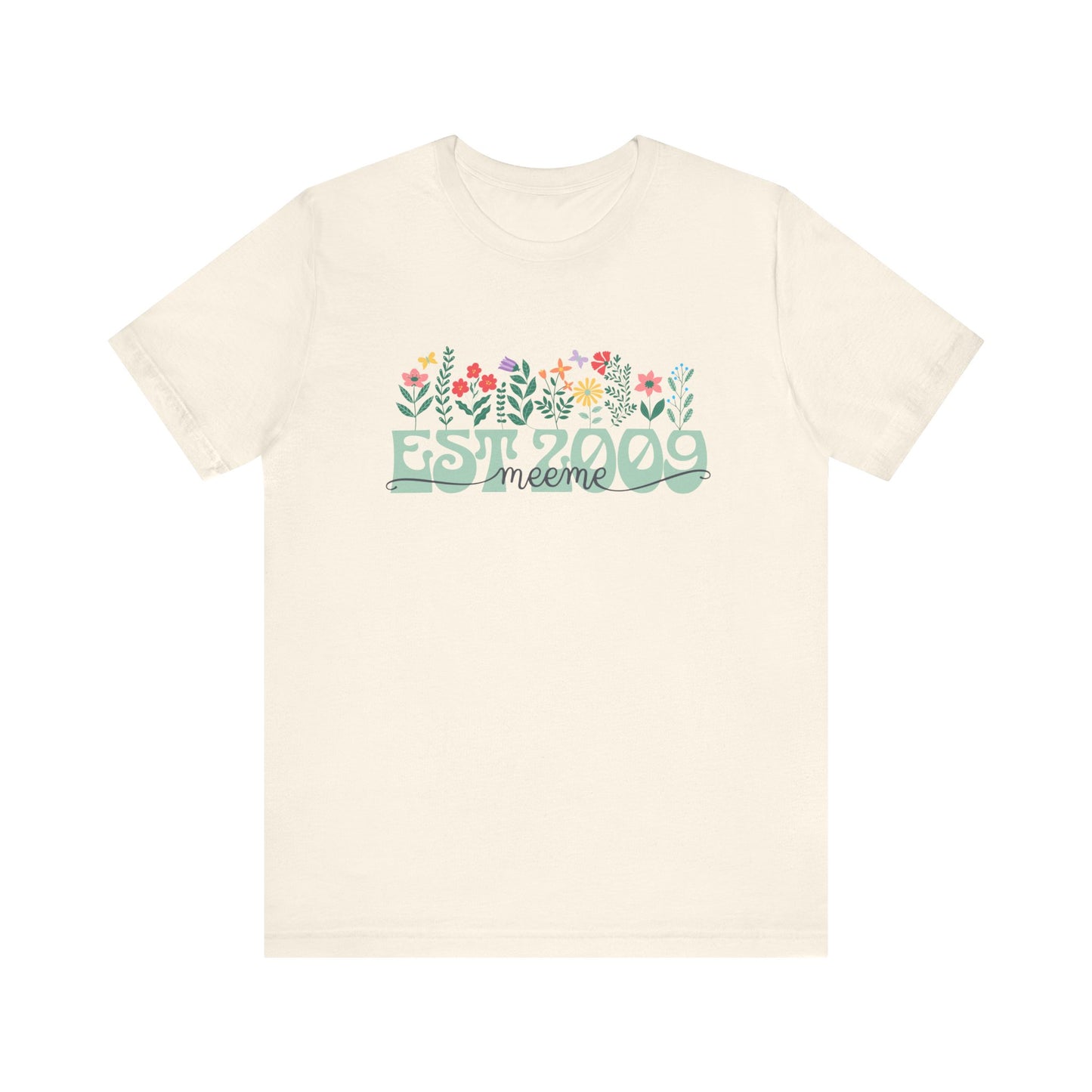 Custom Floral Shirt for Mom or Grandma, Year Established