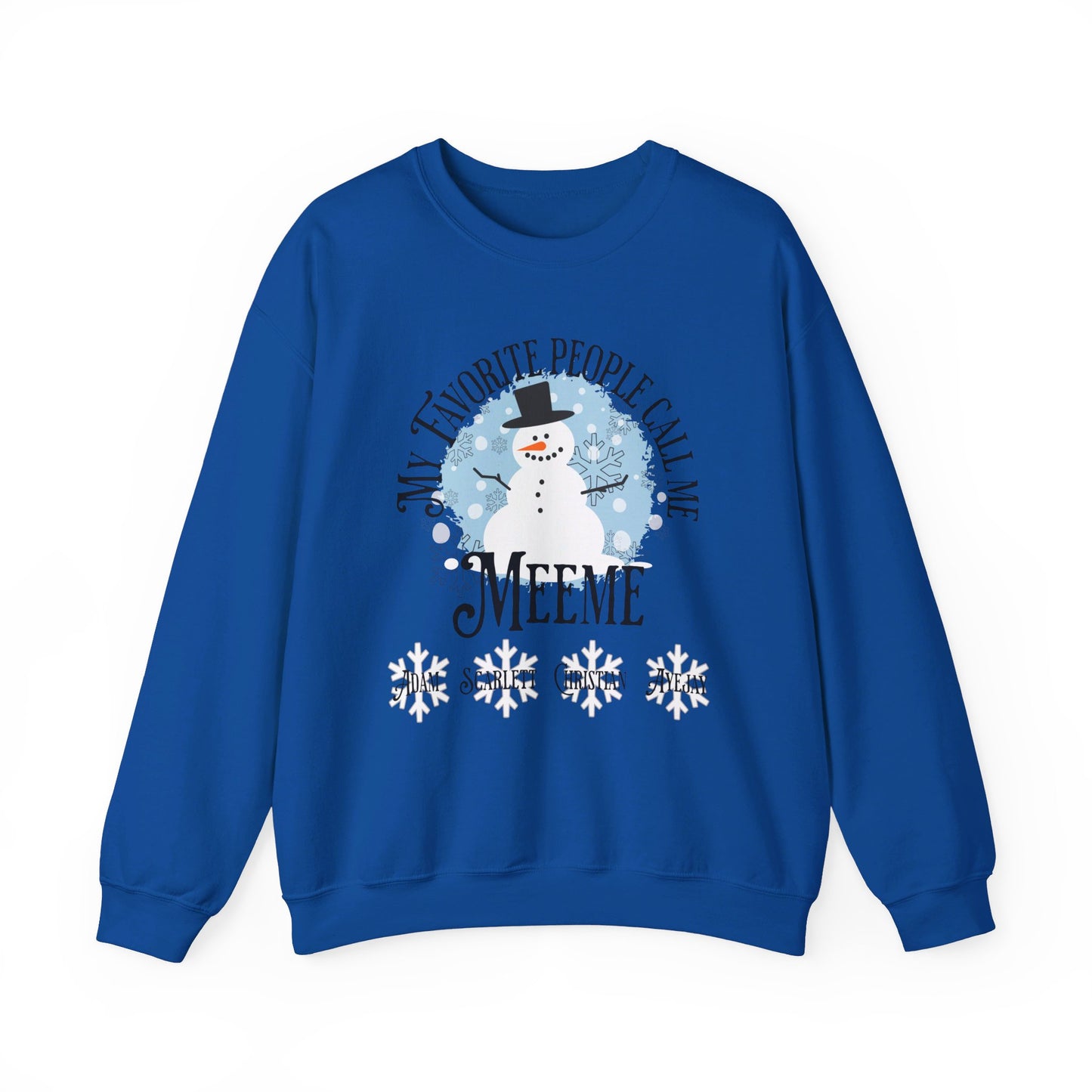 Custom Grandma Snowman Sweatshirt