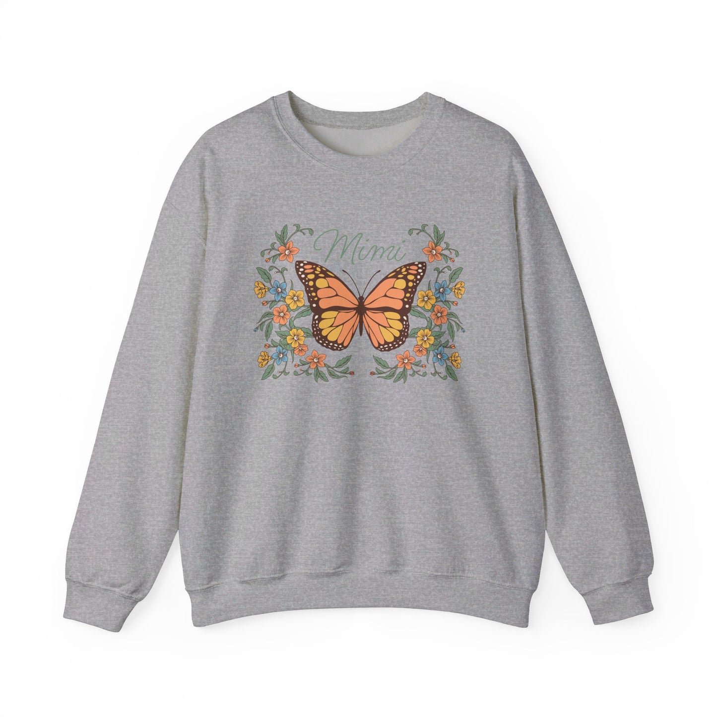 Custom Grandma Butterfly Sweatshirt