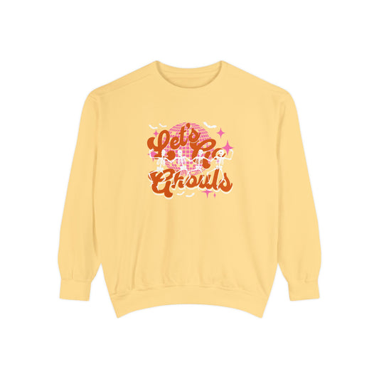 Let's Go Ghouls Halloween Comfort Colors Sweatshirt