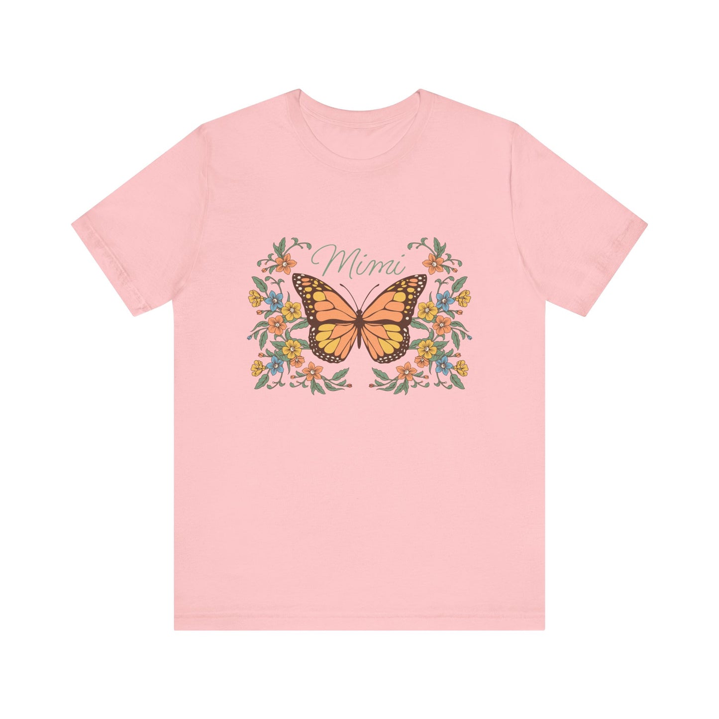 Custom Butterfly Tshirt for Grandma or Mom