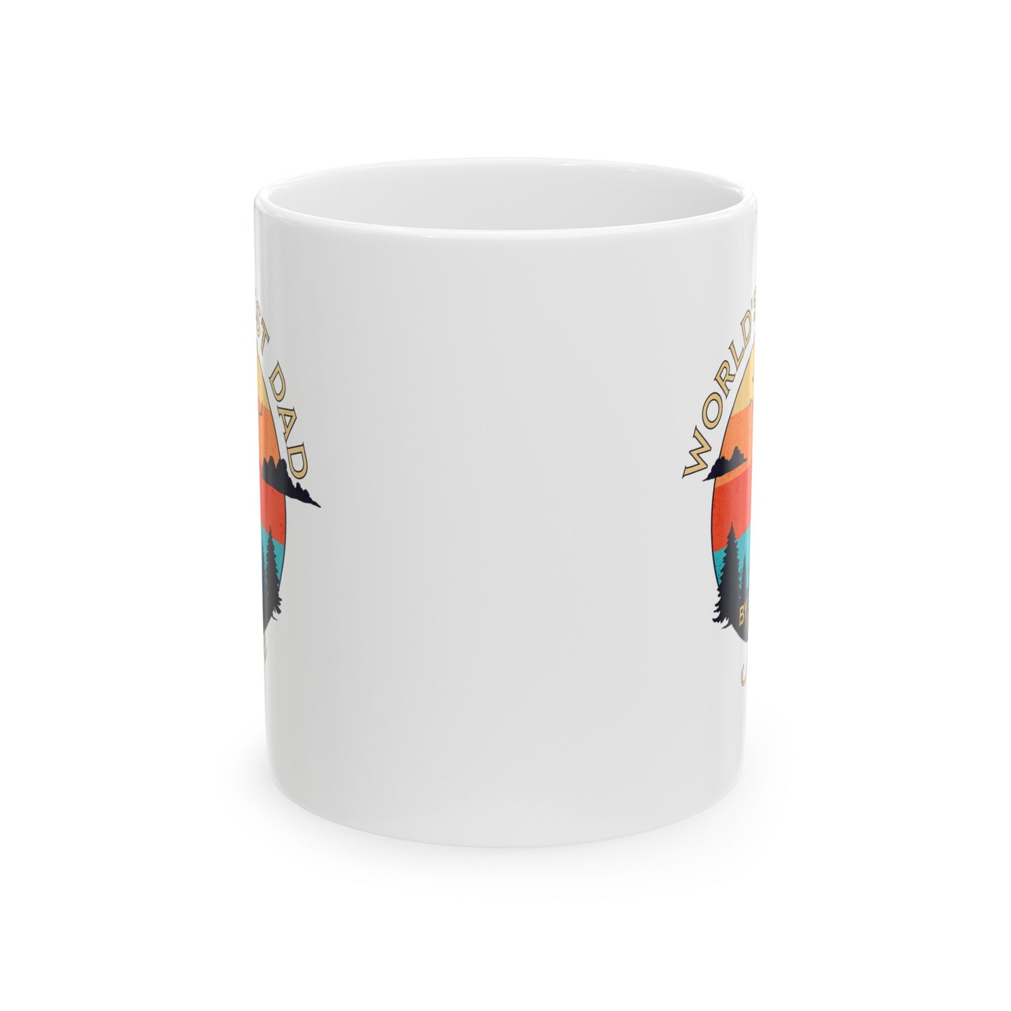 Custom Golf Mug 11oz, Best Dad by Par