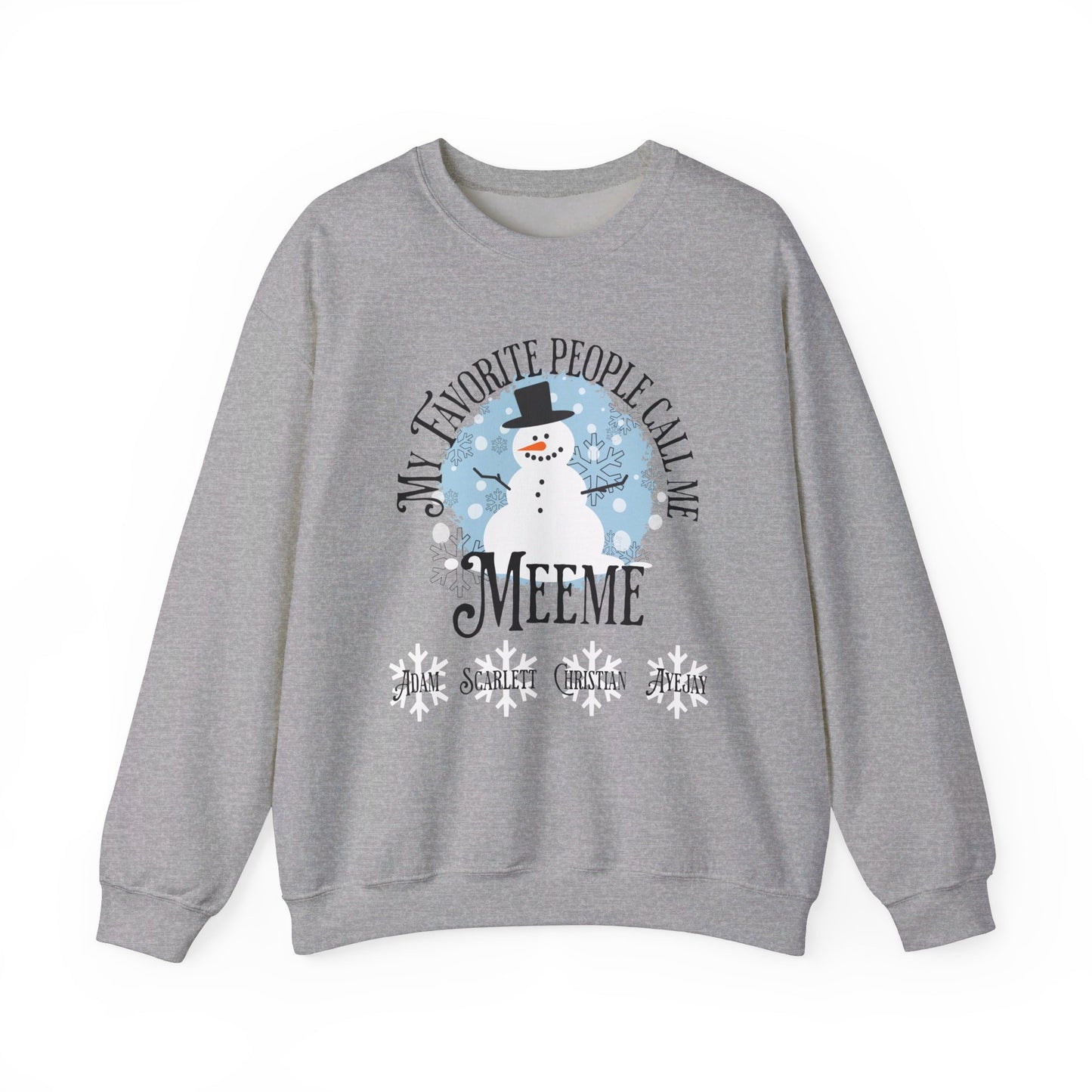 Custom Grandma Snowman Sweatshirt