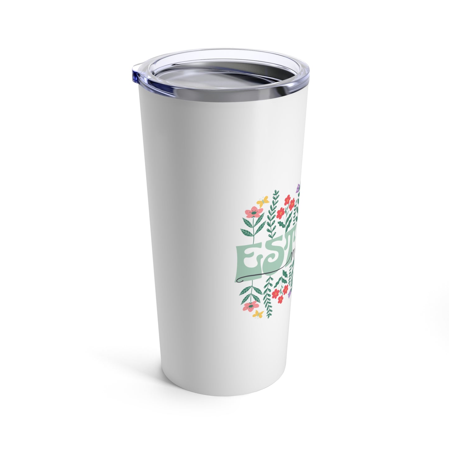 Custom Grandma/Mother Floral Stainless Tumbler 20oz