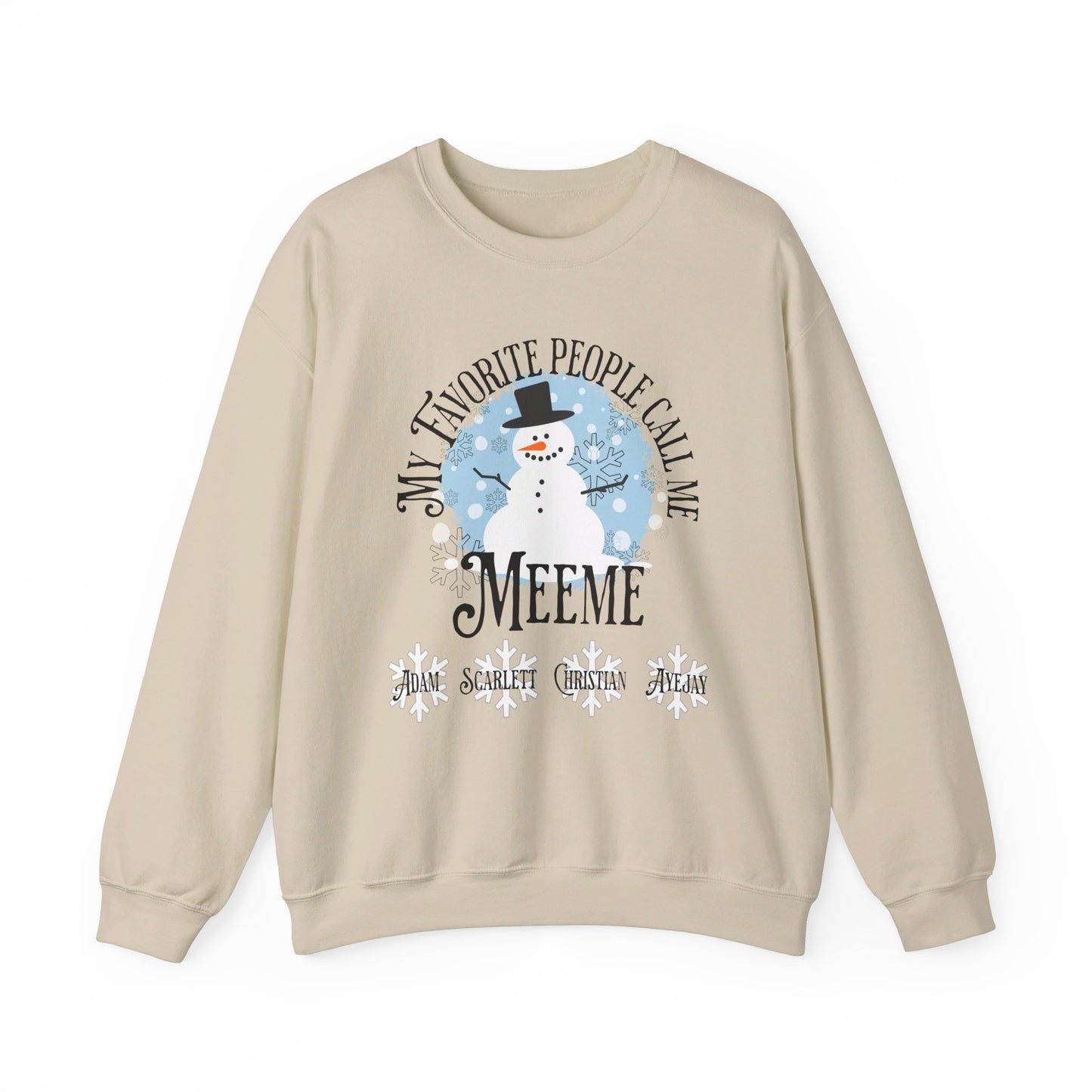 Custom Grandma Snowman Sweatshirt