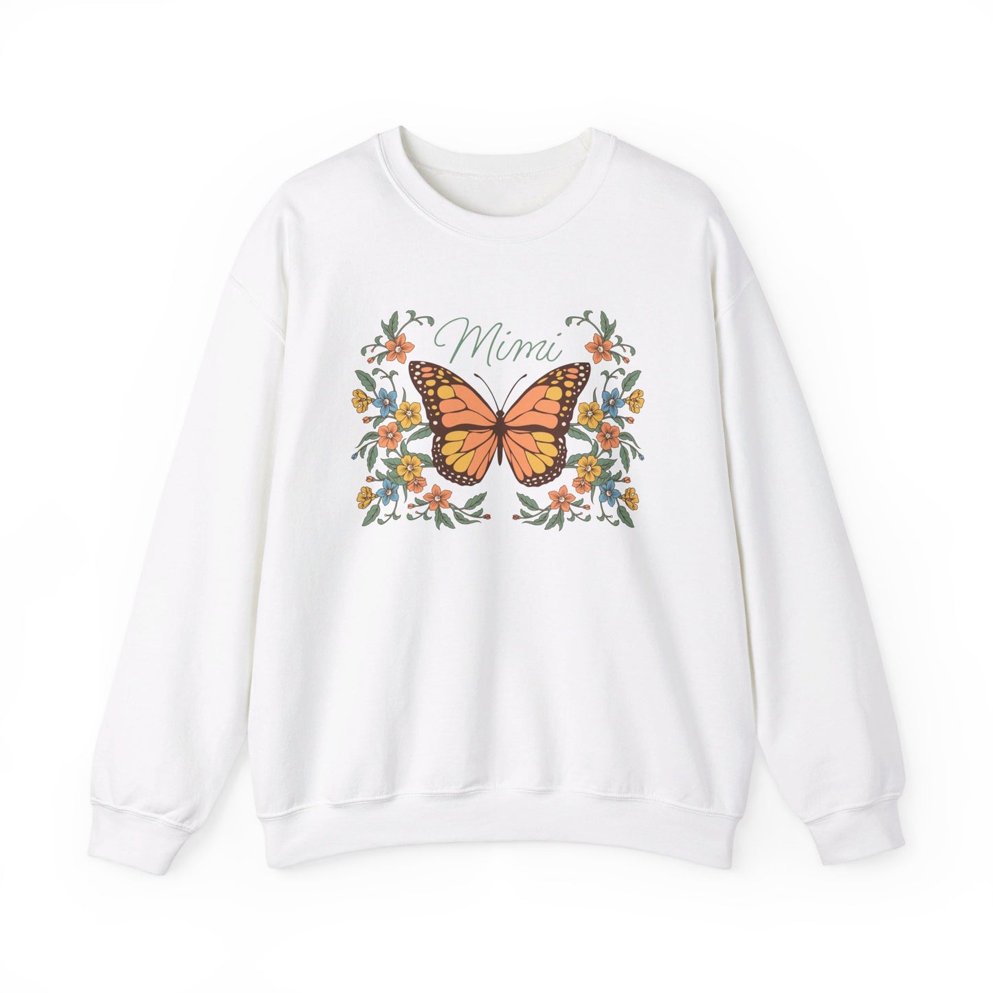 Custom Grandma Butterfly Sweatshirt