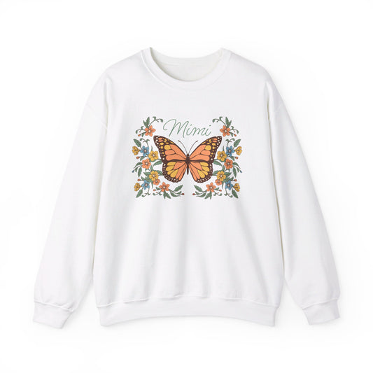 Custom Grandma Butterfly Sweatshirt