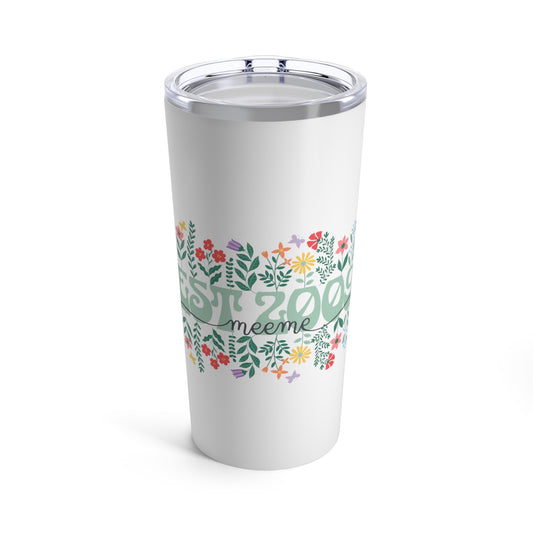 Custom Grandma/Mother Floral Stainless Tumbler 20oz