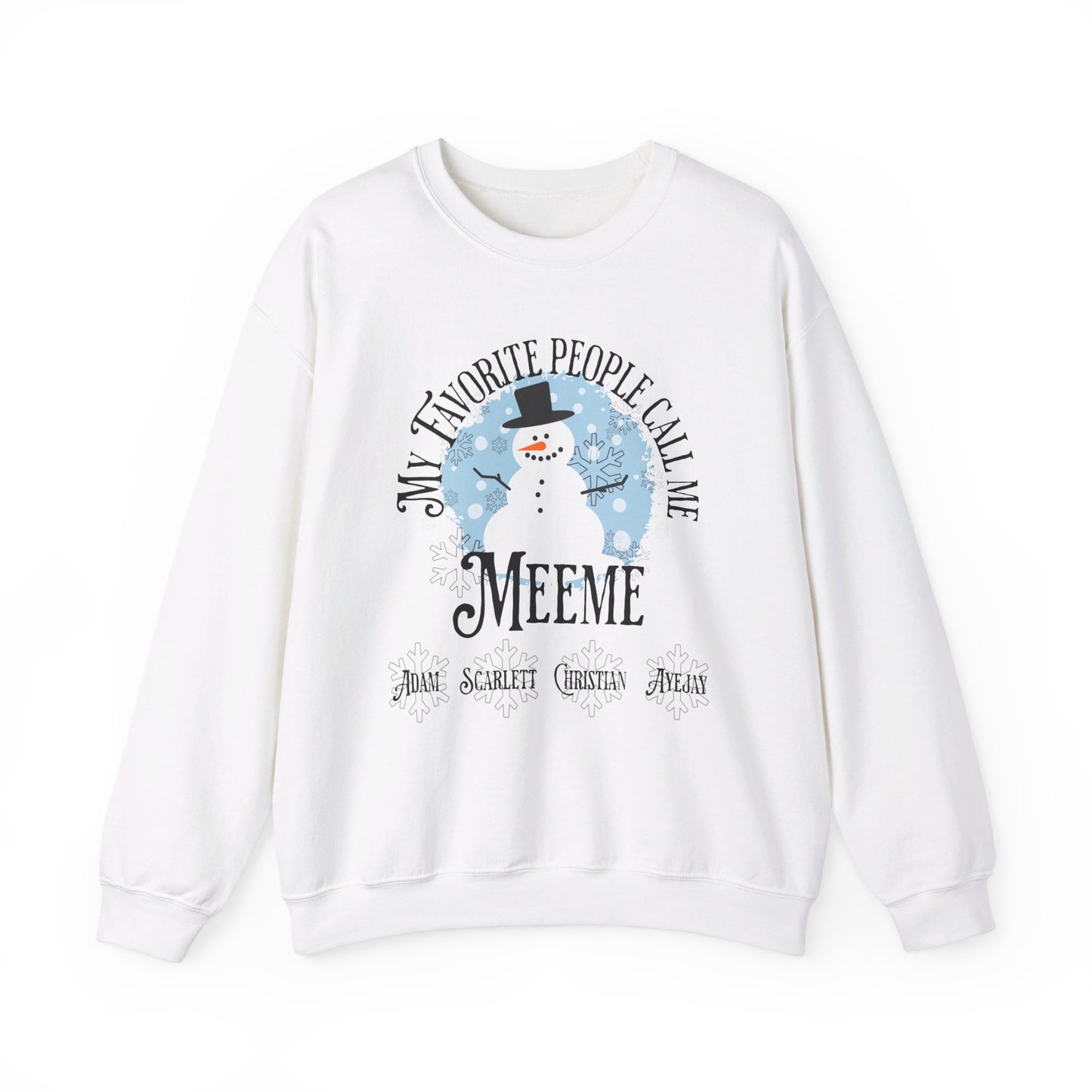 Custom Grandma Snowman Sweatshirt