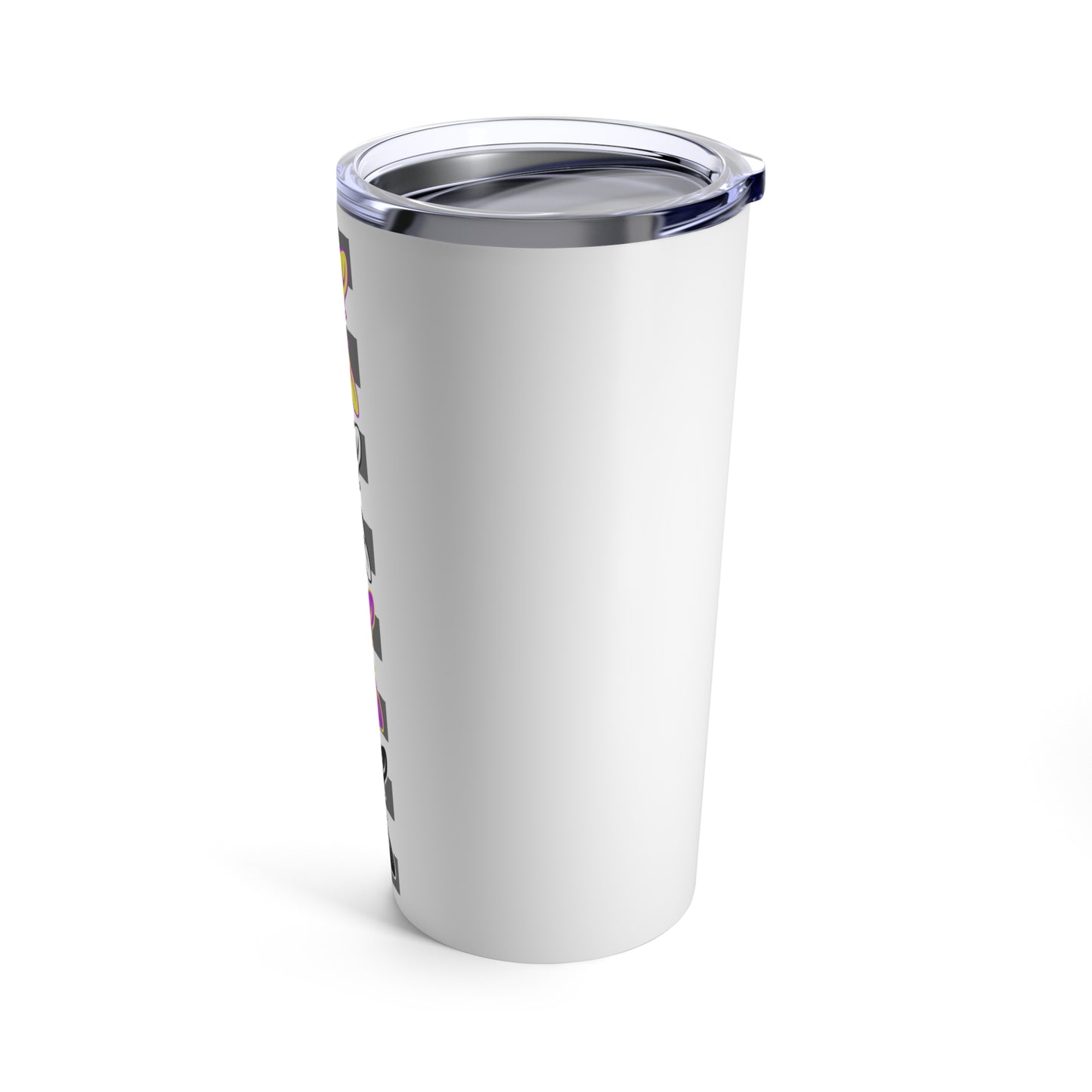 Non-Binary Butterfly Tumbler 20oz