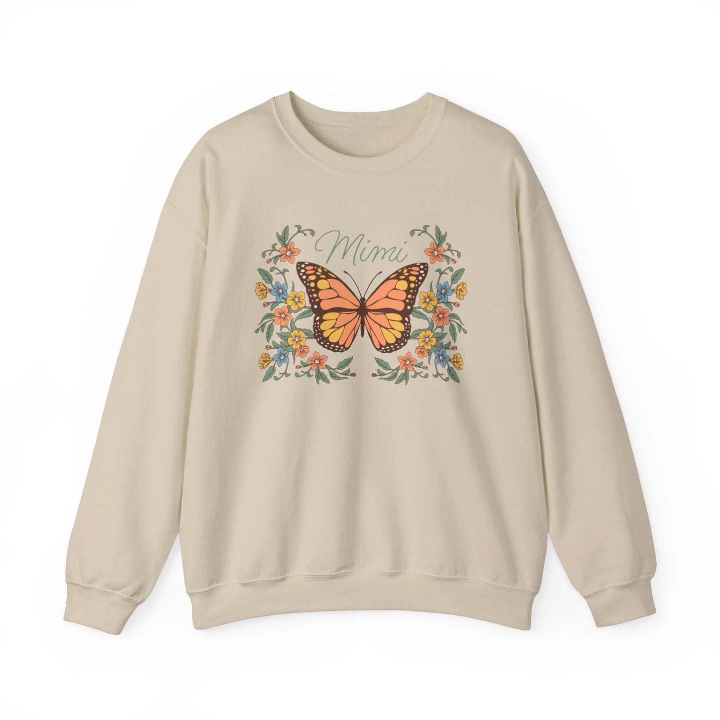 Custom Grandma Butterfly Sweatshirt