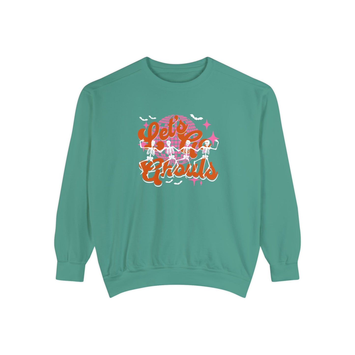 Let's Go Ghouls Halloween Comfort Colors Sweatshirt