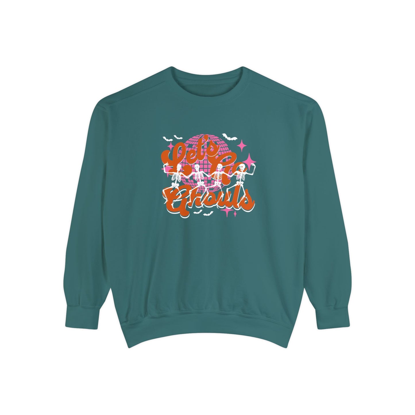 Let's Go Ghouls Halloween Comfort Colors Sweatshirt