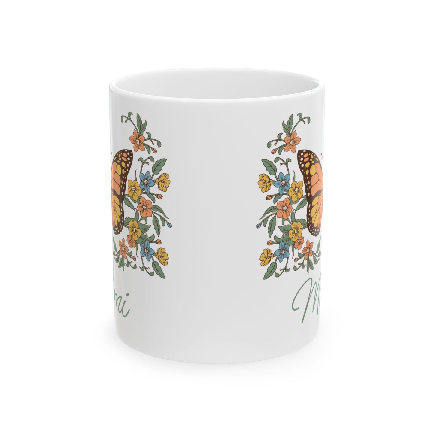 Custom Butterfly Mug for Mom or Grandma