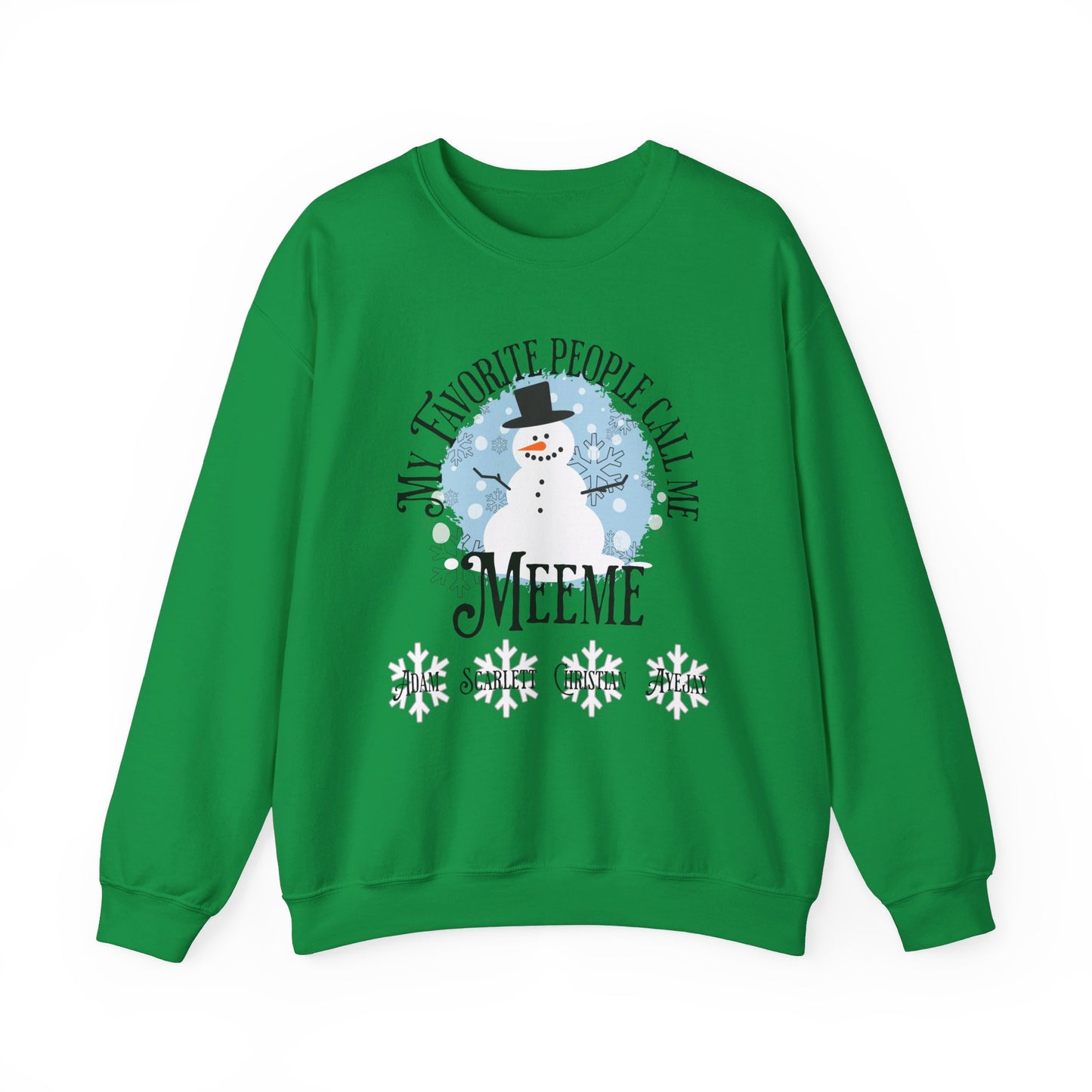 Custom Grandma Snowman Sweatshirt