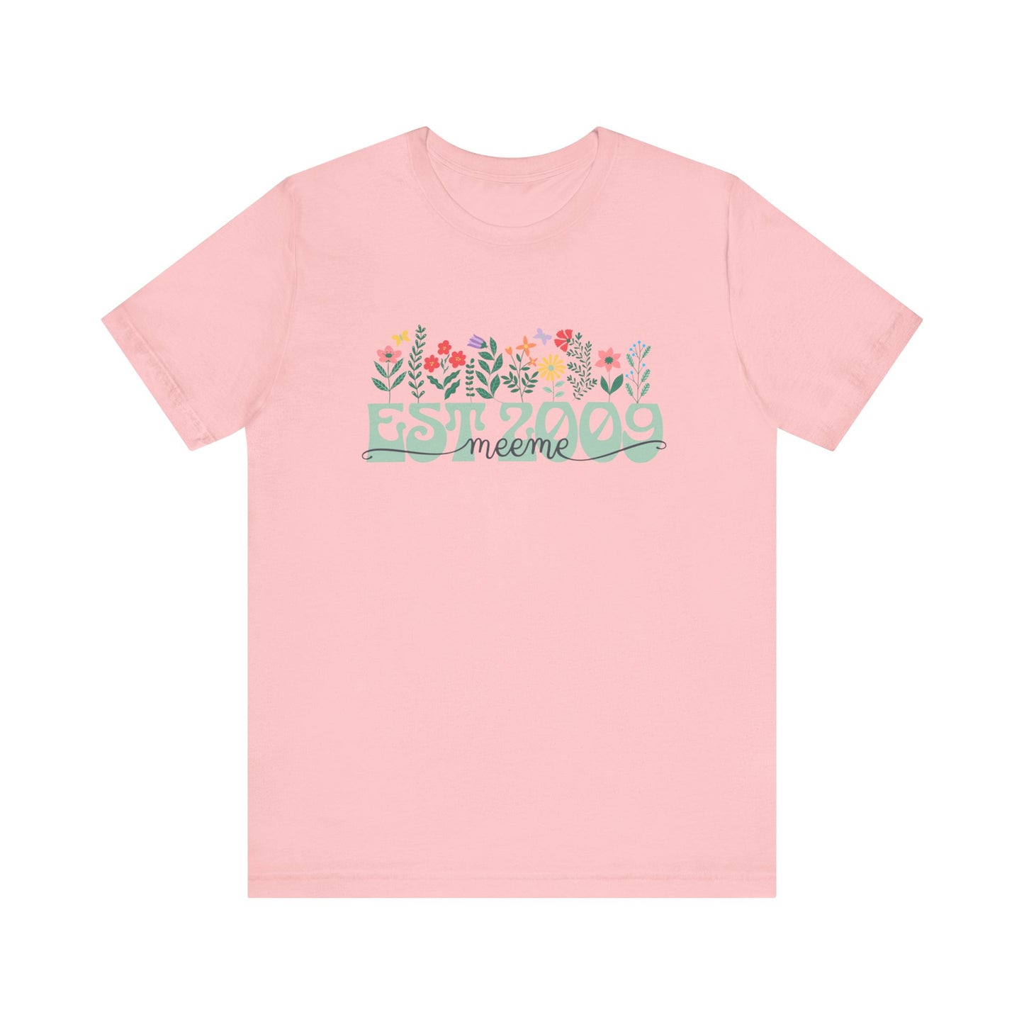 Custom Floral Shirt for Mom or Grandma, Year Established