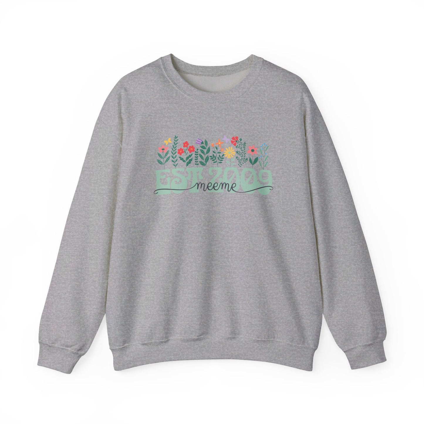 Custom Floral Grandma/Mom Sweatshirt