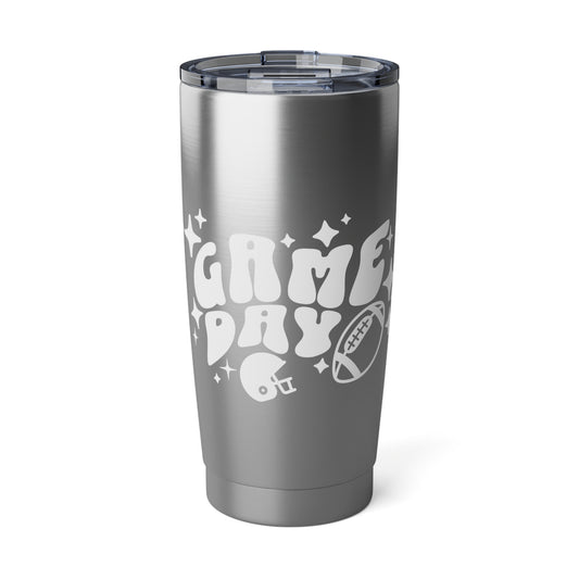 Game Day Football 20oz Stainless Tumbler