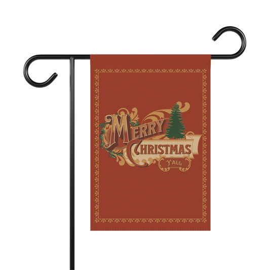 Merry Christmas Yall Yard Banner