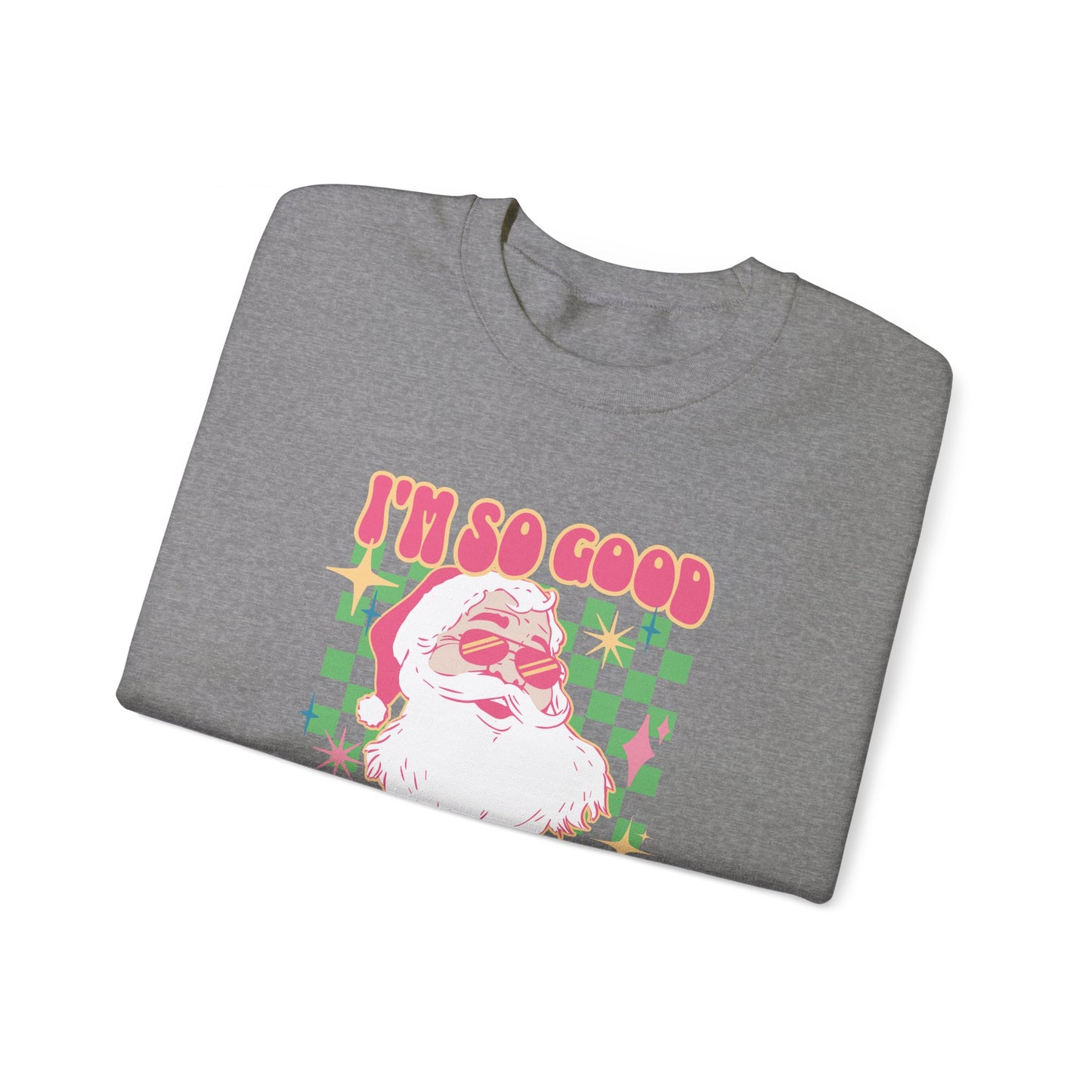 Funny Ugly Christmas Sweater- Santa Came Twice