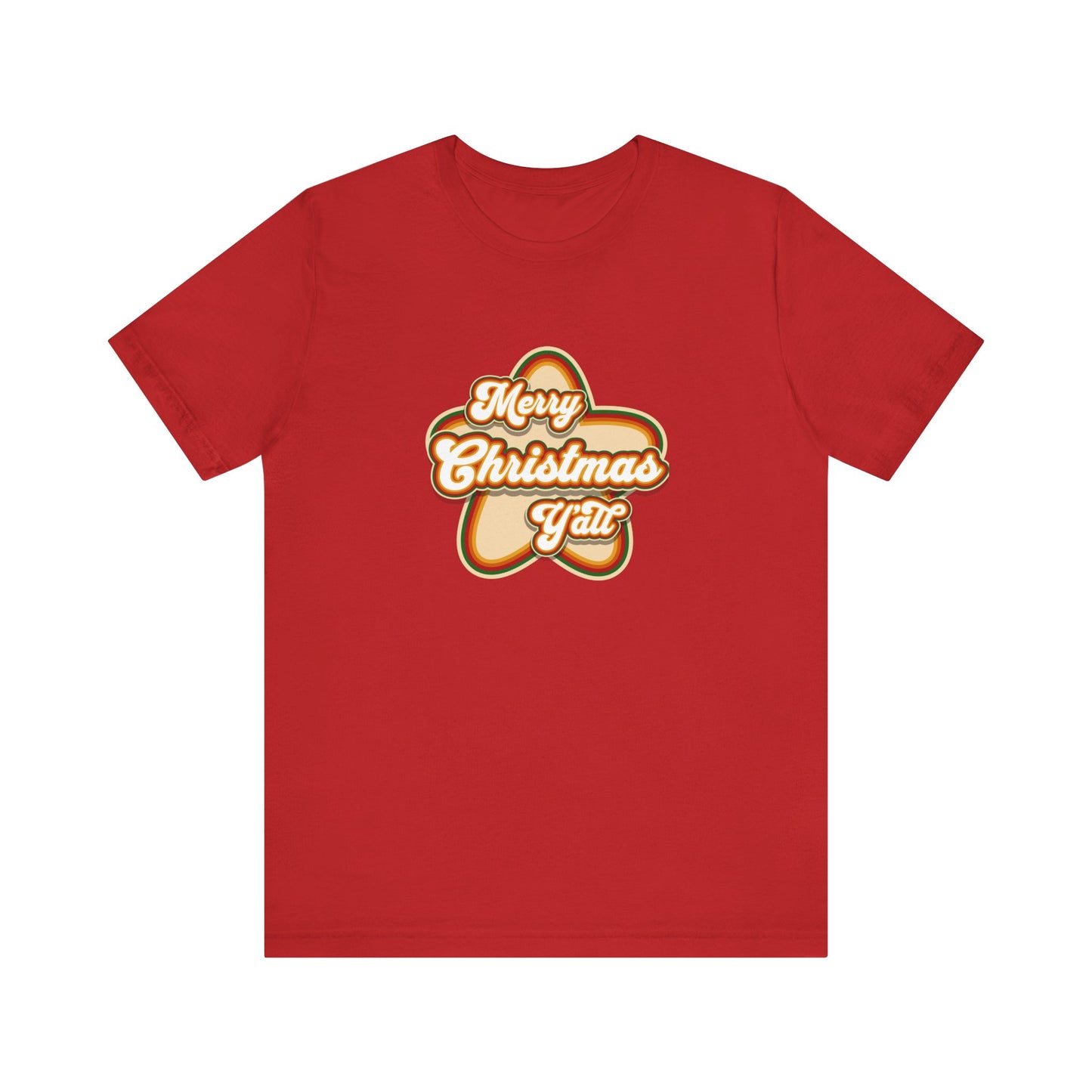 Merry Christmas Yall Retro Unisex Tee