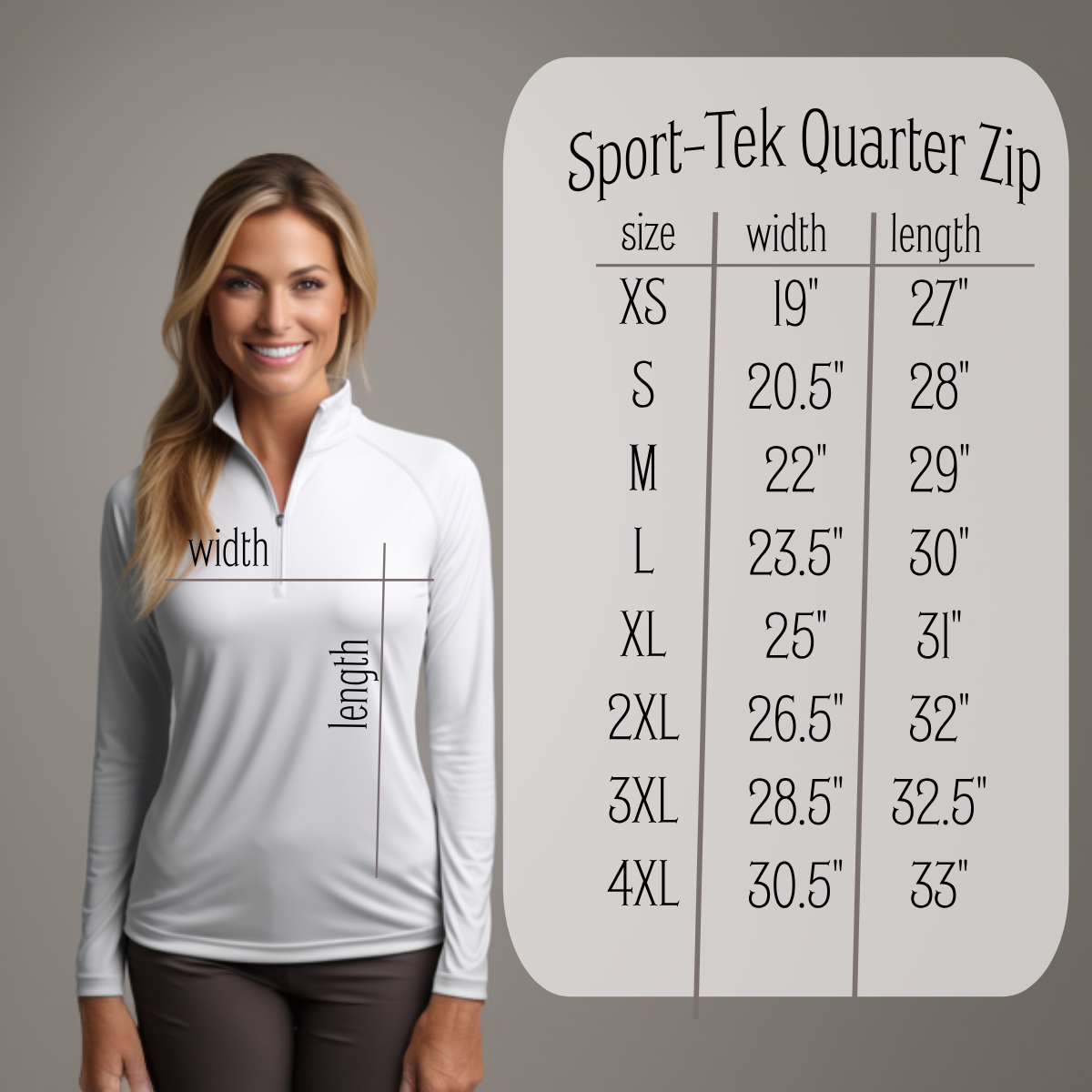 Valentine's Day Heart Quarter Zip Performance